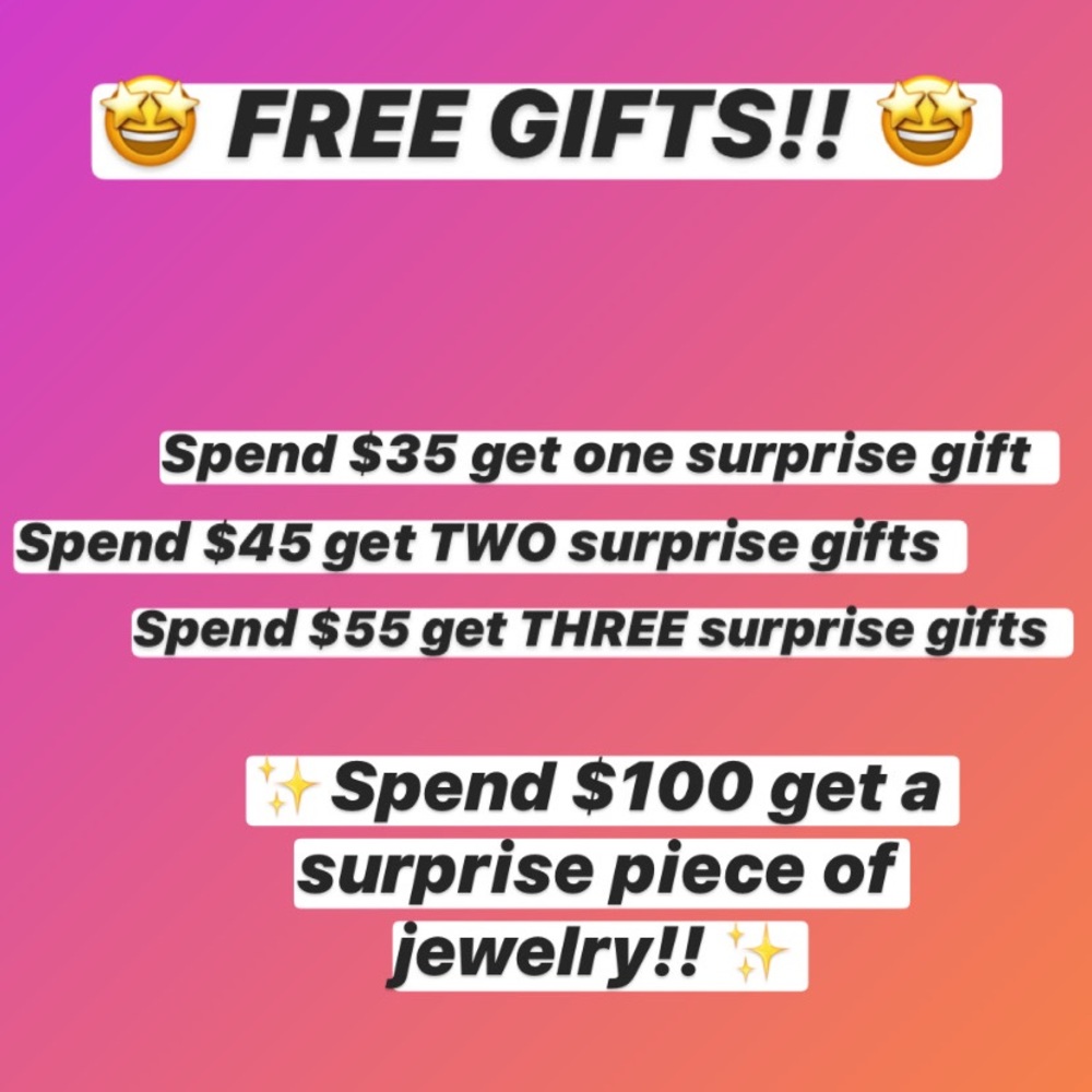 FREE GIFTS WITH PURCHASES